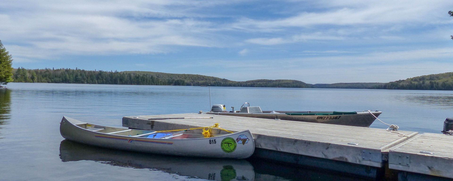Algonquin canoe May 2018